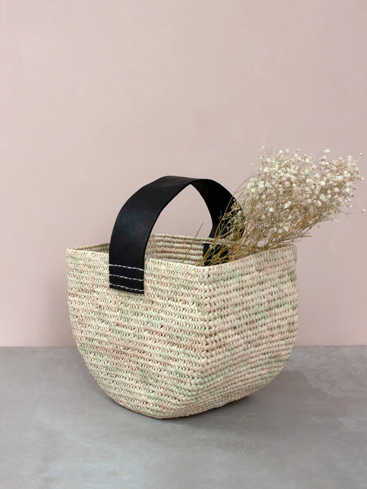 Half Moon Black Basket
