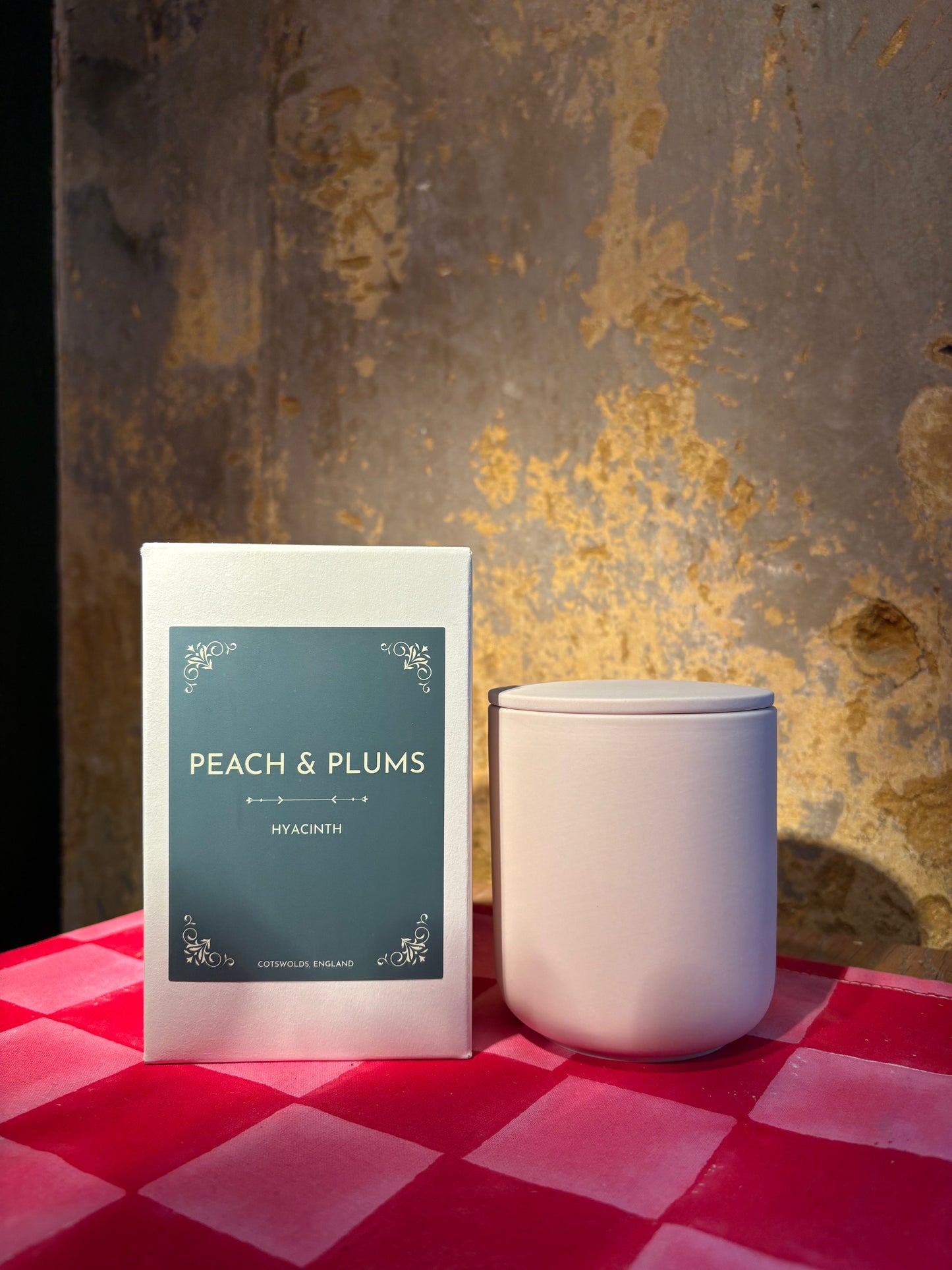 Hyacinth Ceramic Candle