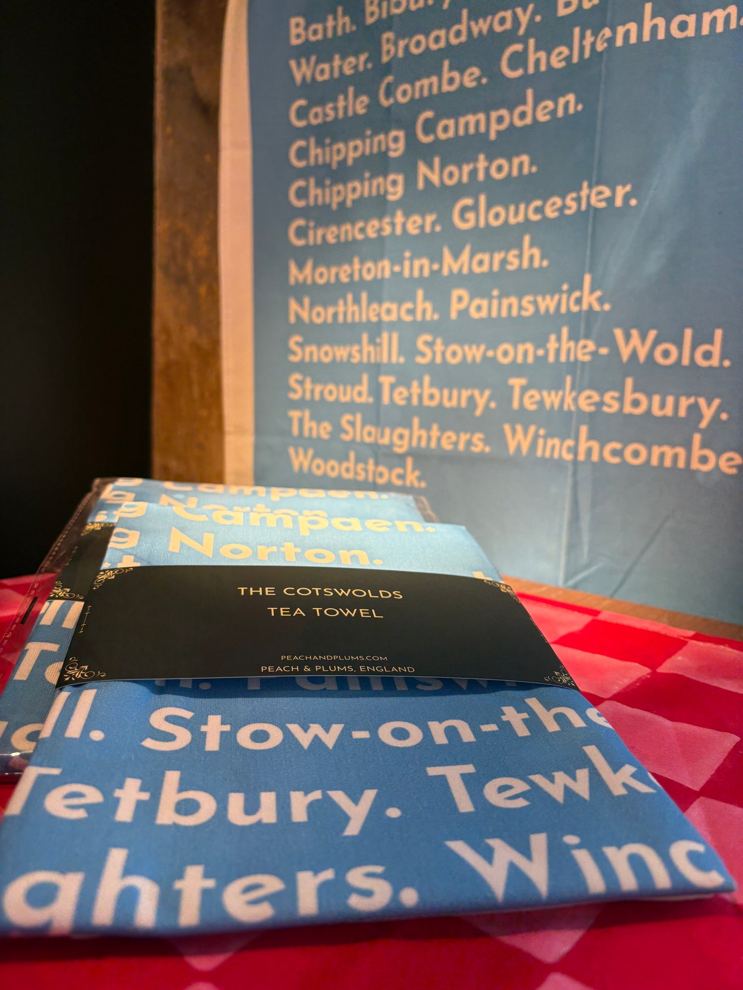 The Cotswolds Tea Towel Light Blue