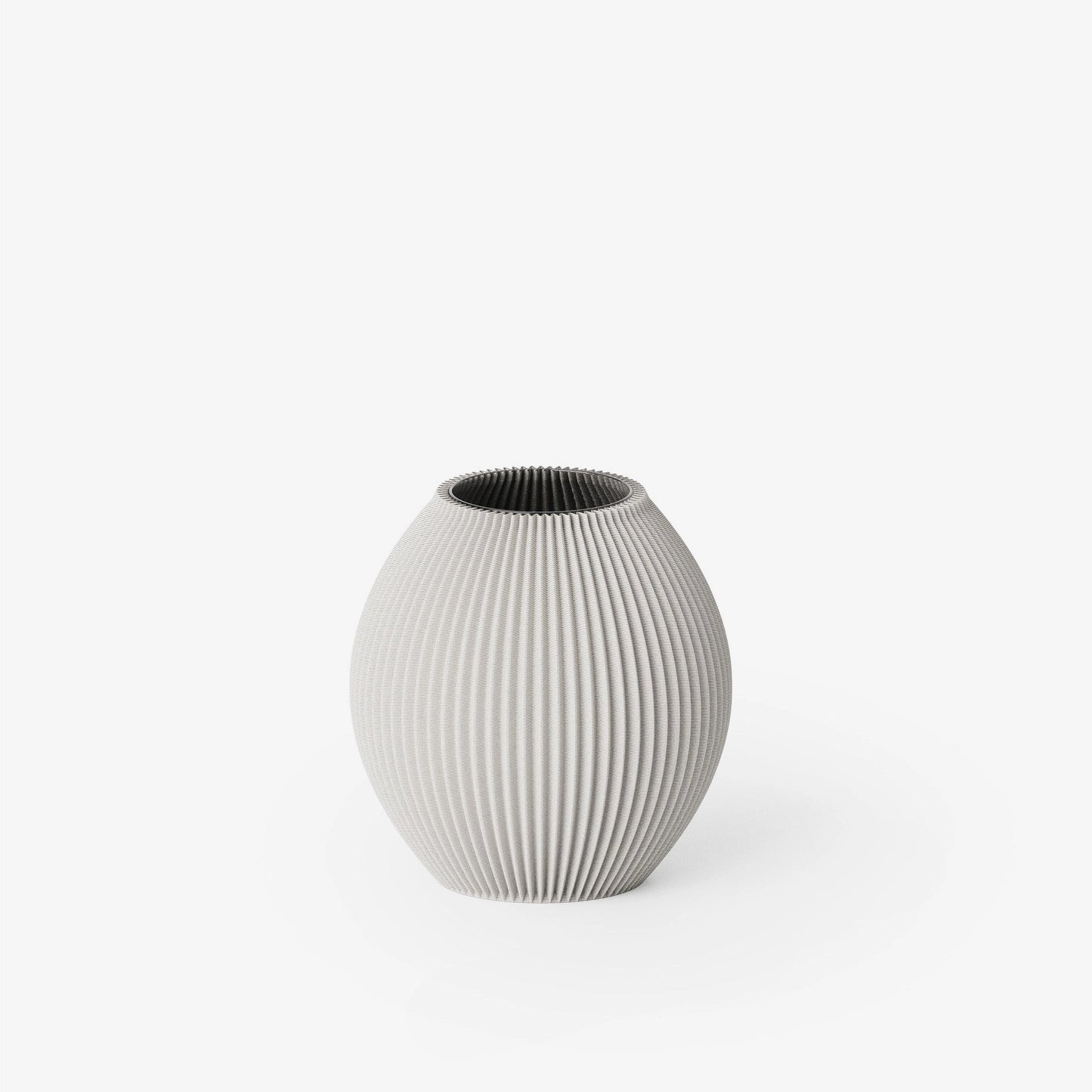 Grey Poke Vase