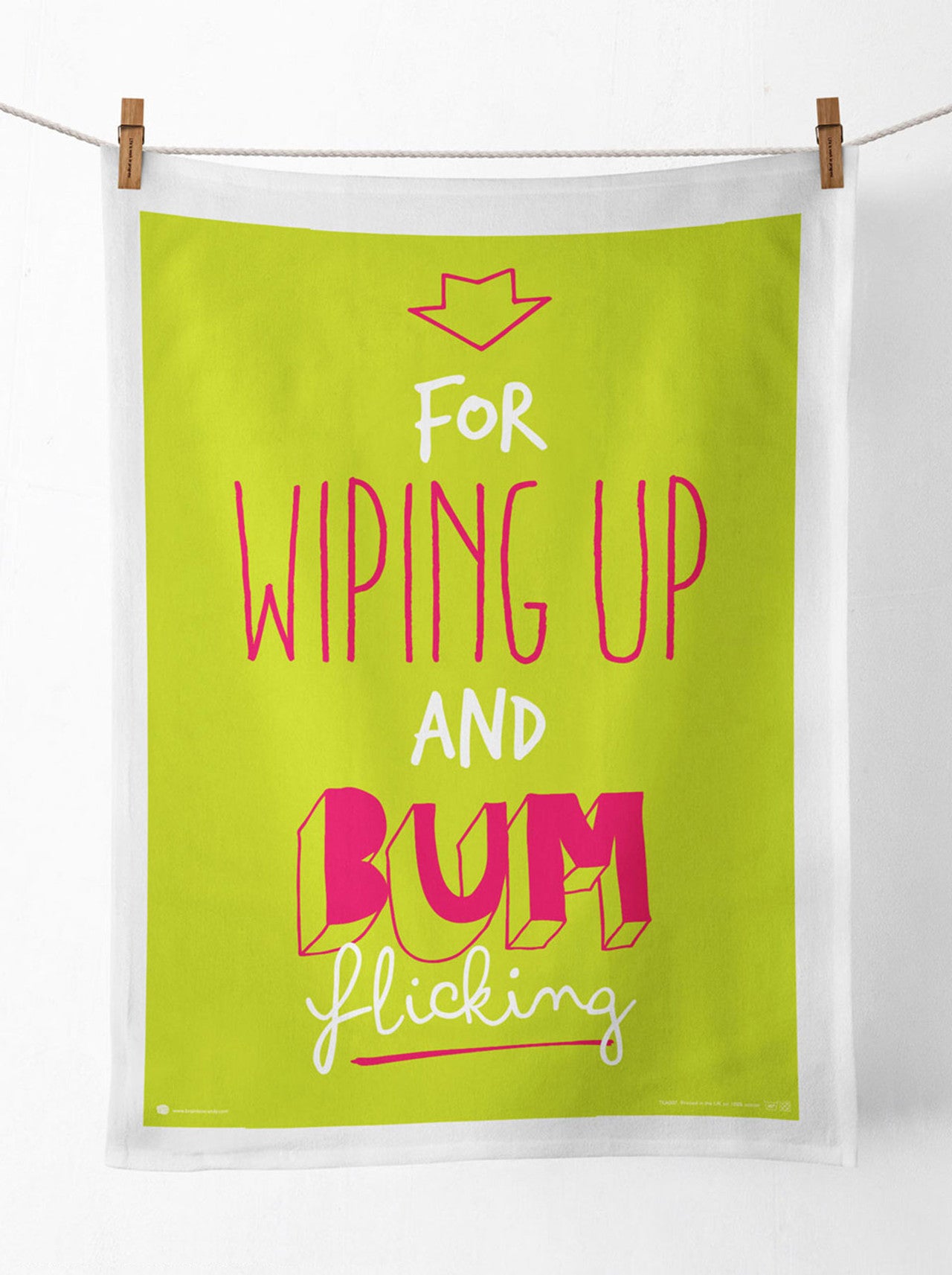 Bum Flick Tea Towel
