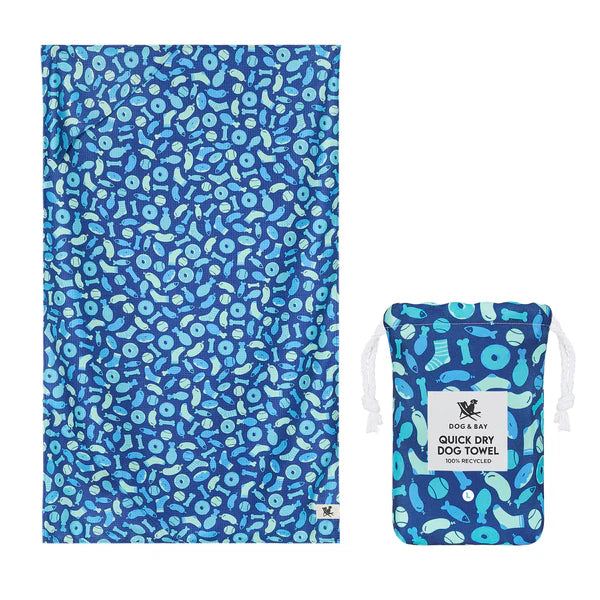 Dog Towel Blue