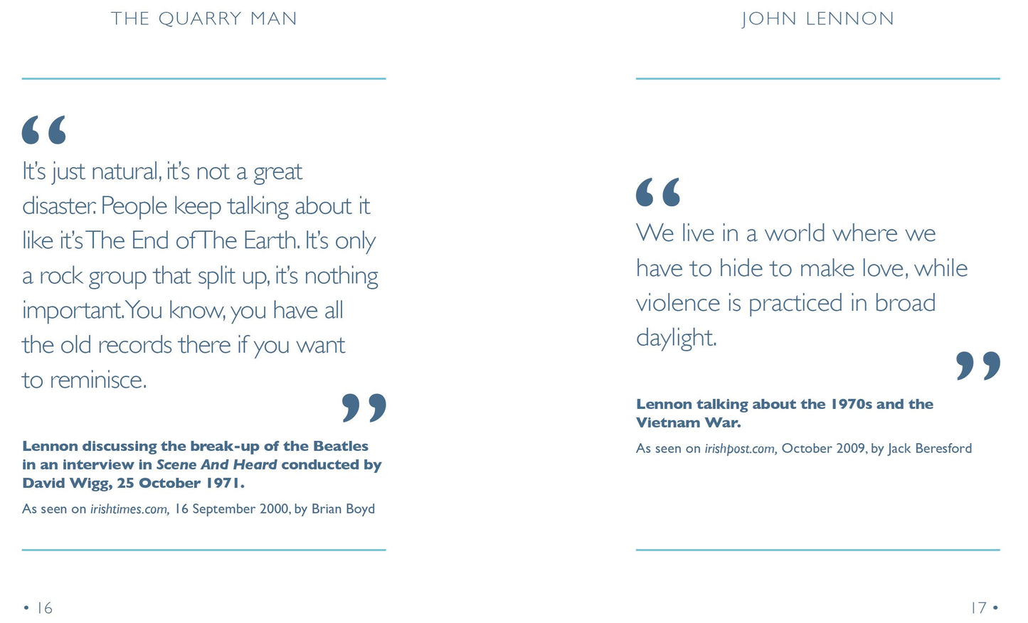 The Little Book Of John Lennon