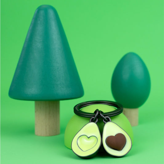 Avocado Key Ring