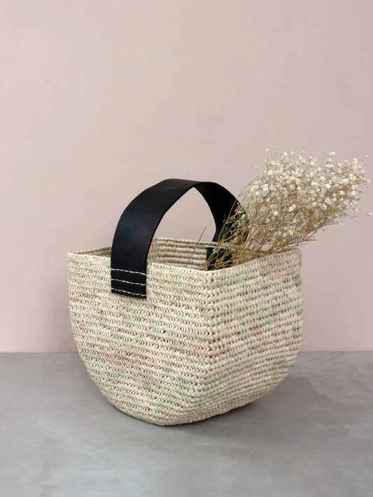 Tall Black Basket