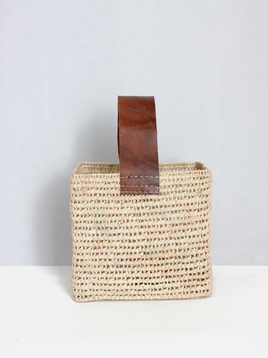 Tall Tan Basket