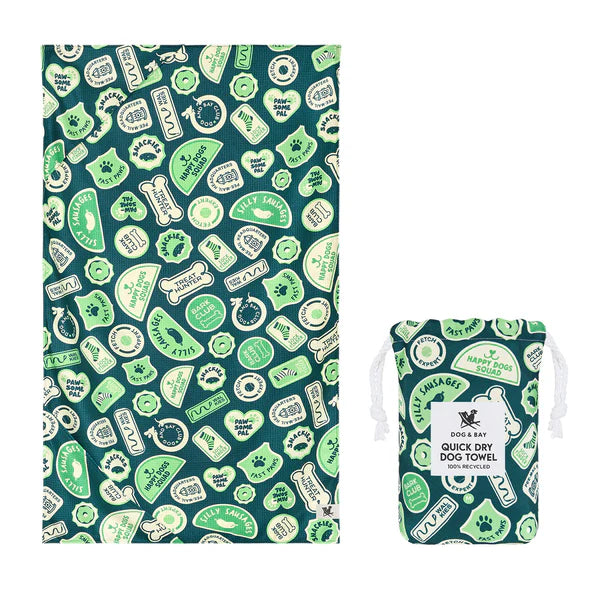 Dog Towel Green