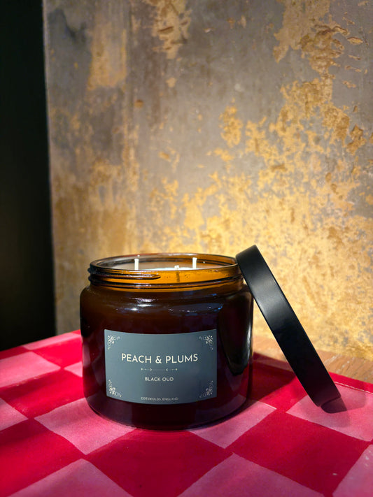 Black Oud 3 Wick Candle