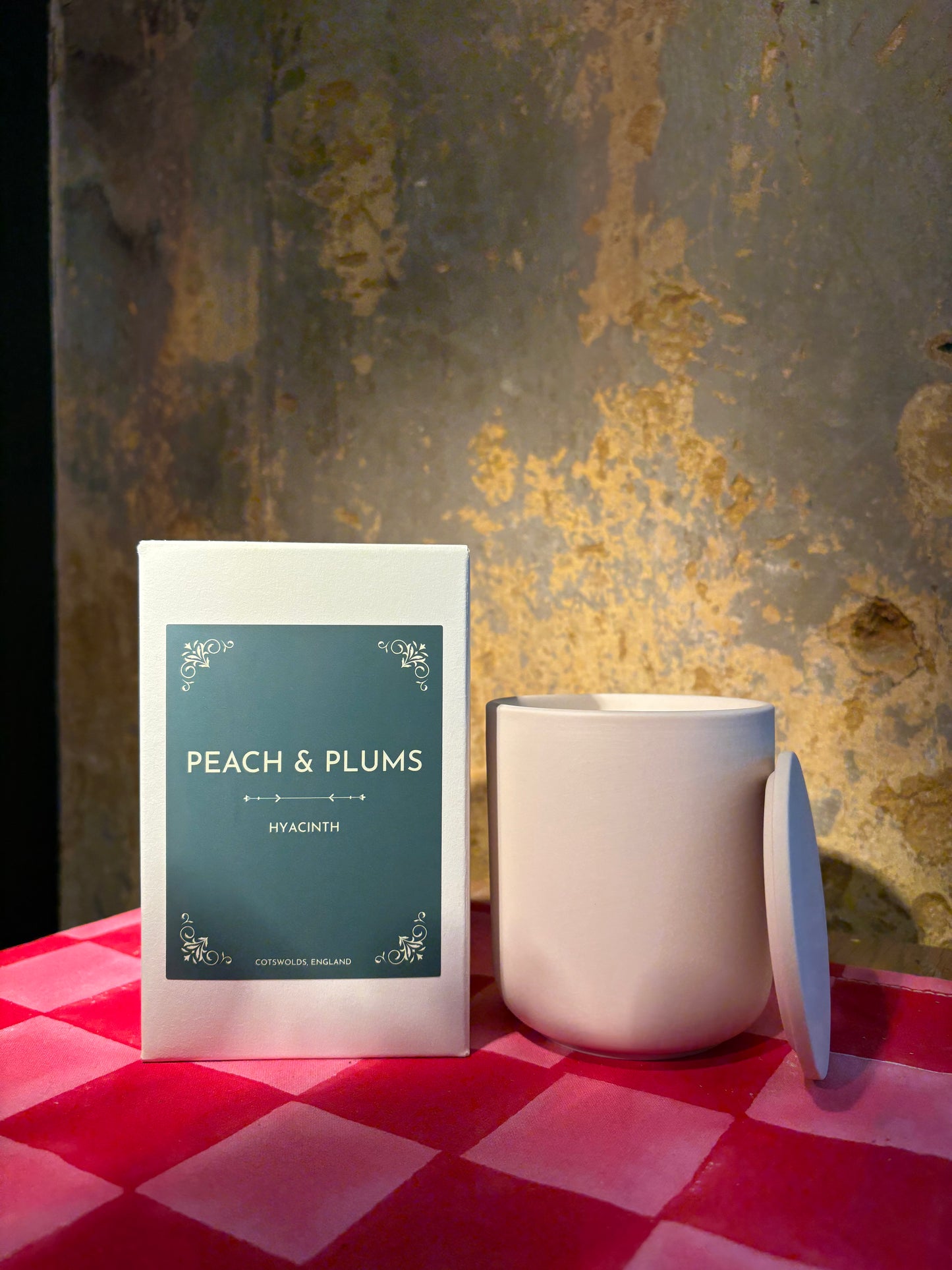 Hyacinth Ceramic Candle