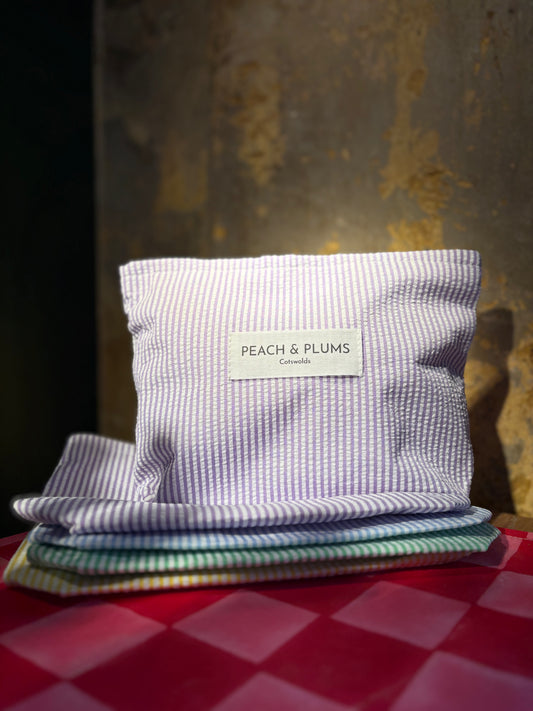 Purple Peach & Plums Wash Bag