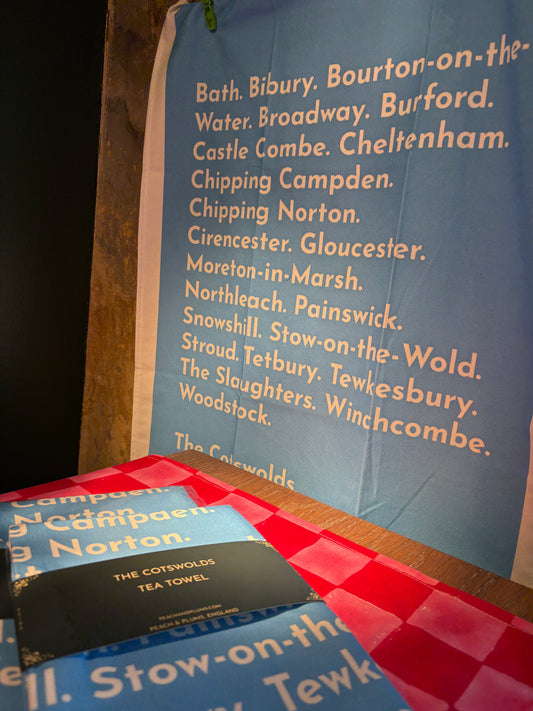 The Cotswolds Tea Towel Light Blue