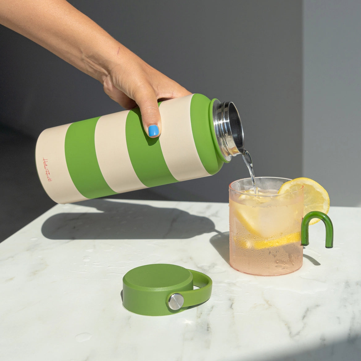 On-The-Go Green Bottle 1L