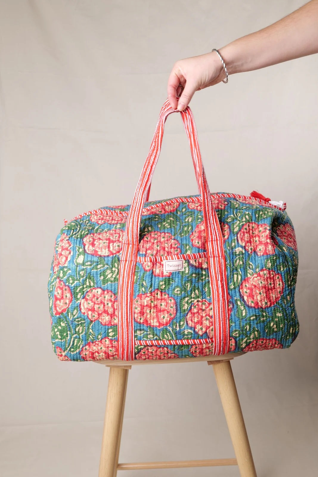 Hydrangea Weekend Bag