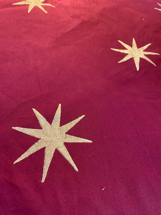Merlot Star Tablecloth