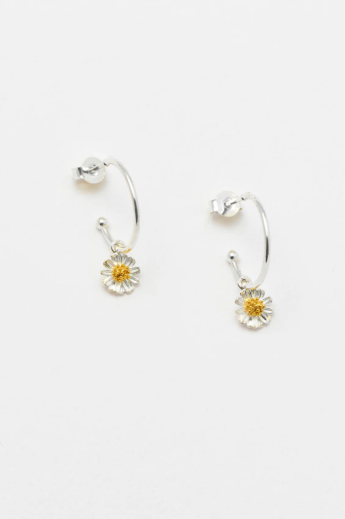 Wildflower Hoop Gold & Silver