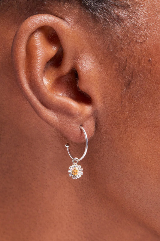 Wildflower Hoop Gold & Silver