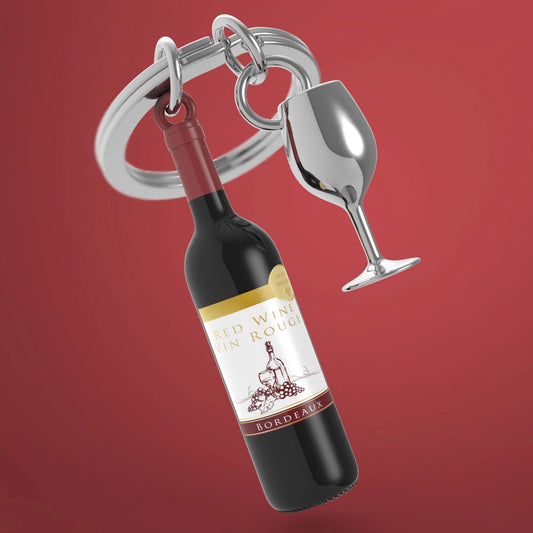 Wine Bottle Key Ring