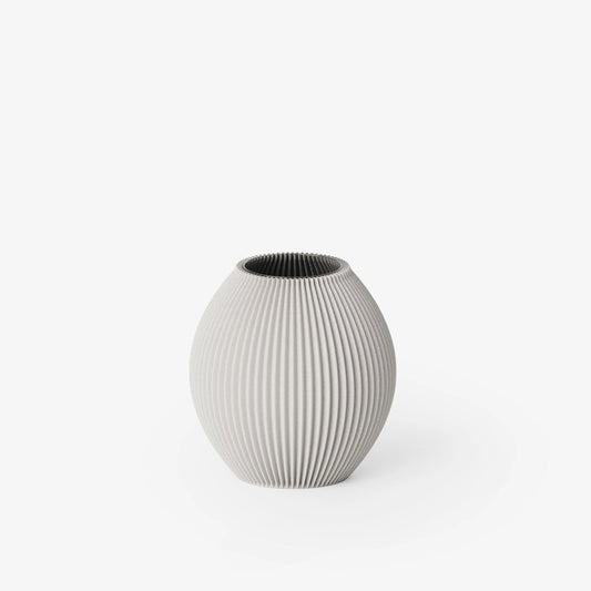 Grey Poke Vase