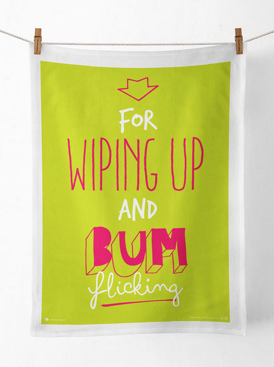 Bum Flick Tea Towel