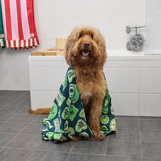 Dog Towel Green