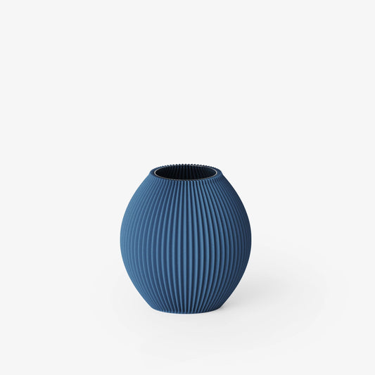 Ocean Blue Poke Vase